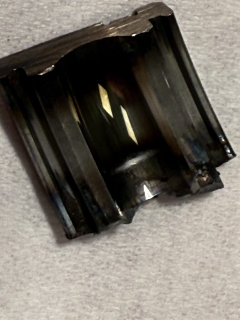 BIEŻNIA ŁOŻYSKA Z NANIESIONĄ WATSRWĄ Cu PO TEŚCIE DŁUGOOKRESOWYM